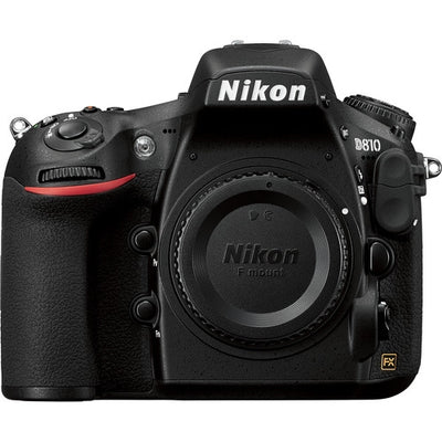 Nikon D810 36,3 MP DSLR-Kamera (nur Gehäuse) 1542 – 10-teiliges Zubehörpaket