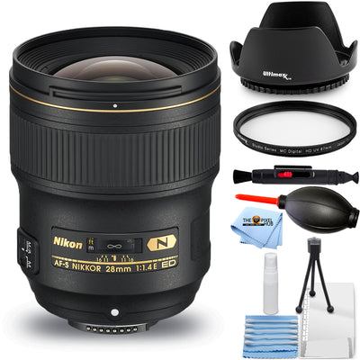 Nikon AF-S NIKKOR 28 mm 1:1,4E ED-Objektiv 20069 – Essential UV-Paket