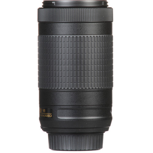 Nikon AF-P DX NIKKOR 70–300 mm 1:4,5–6,3G ED VR-Objektiv, weiße Box – Filterpaket