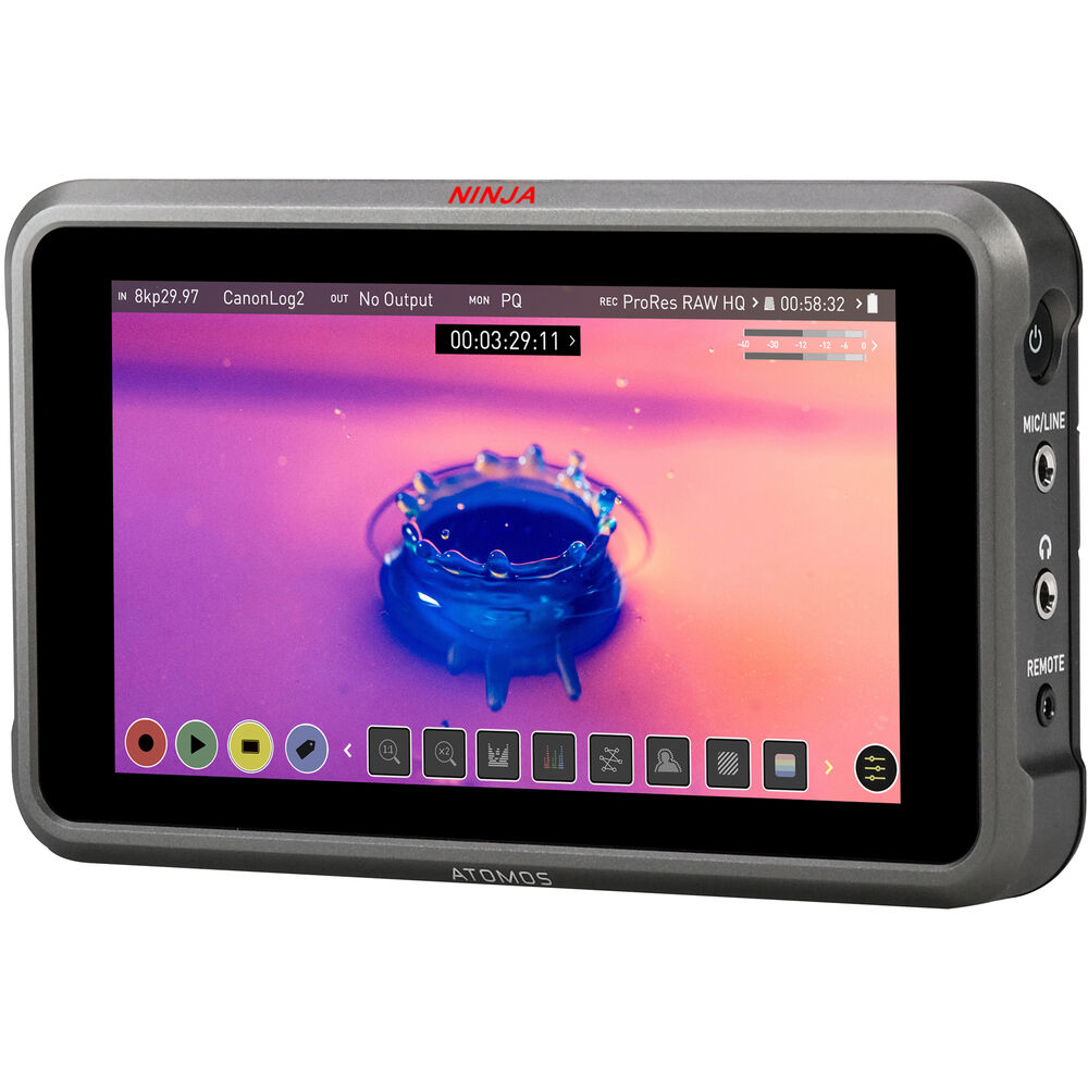 Atomos Ninja V+ 5,2" 8K HDMI H.265 Raw-Aufnahmemonitor + WD Blue 3D 1 TB-Paket