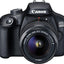 Canon EOS 3000D / T100 DSLR with 18-55mm III Lens + 64GB + Flash + Tripod Bundle