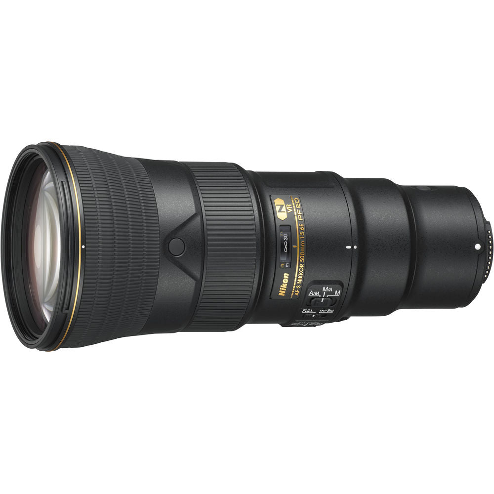 Nikon AF-S NIKKOR 500 mm 1:5,6E PF ED VR-Objektiv 20082 – 9-teiliges Zubehörpaket