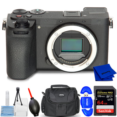 Sony a6700 spiegellose Kamera (Gehäuse) ILCE-6700 - 7-teiliges Zubehörpaket