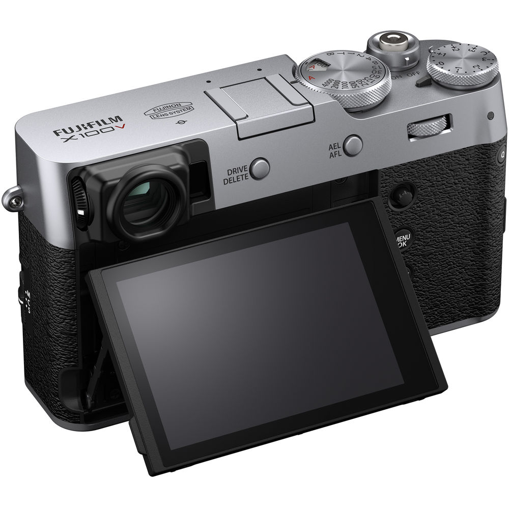 FUJIFILM X100V Digitalkamera (Silber) 16642939 - 12-teiliges Zubehörpaket