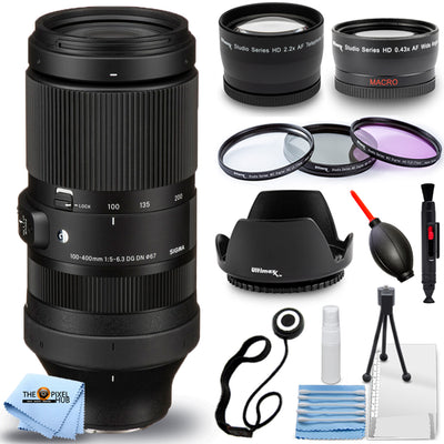 Sigma 100–400 mm f/5–6,3 DG DN OS Contemporary-Objektiv (FUJIFILM X) – 10er-Paket