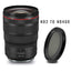 Canon RF 24-70mm f/2.8L IS USM Lens 3680C002 + VND Filter ND2-ND400