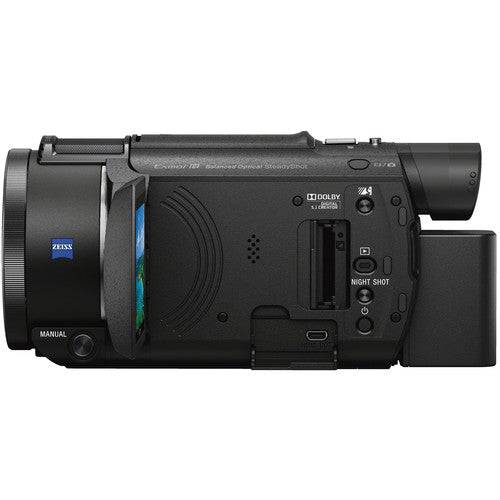 Sony FDR-AX53 4K Ultra HD Handycam Camcorder (Schwarz) - 10-teiliges Zubehörpaket