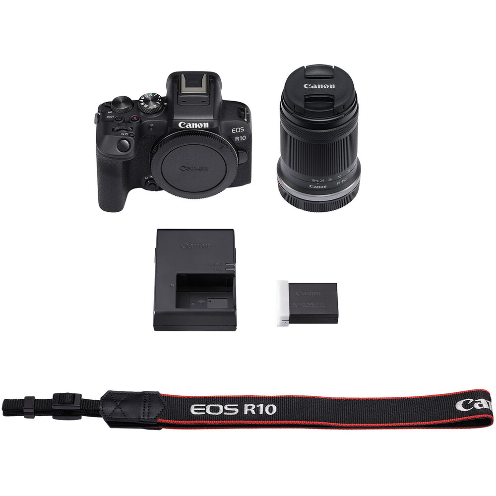 Canon EOS R10 Mirrorless Camera with 18-150mm Lens 5331C016 - 7PC Accessory Kit