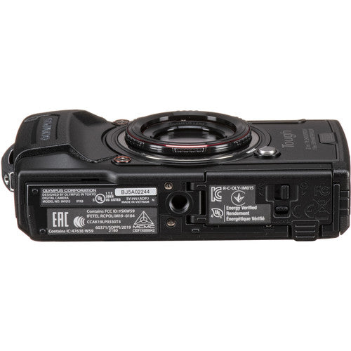 Olympus Tough TG-6 wasserdichte Digitalkamera (schwarz) – 7-teiliges Zubehörpaket