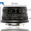 ULTIMAXX 25 mm f/1.8 manuelles Objektiv für Sony E-Mount (Nex) – 7-teiliges Zubehörset