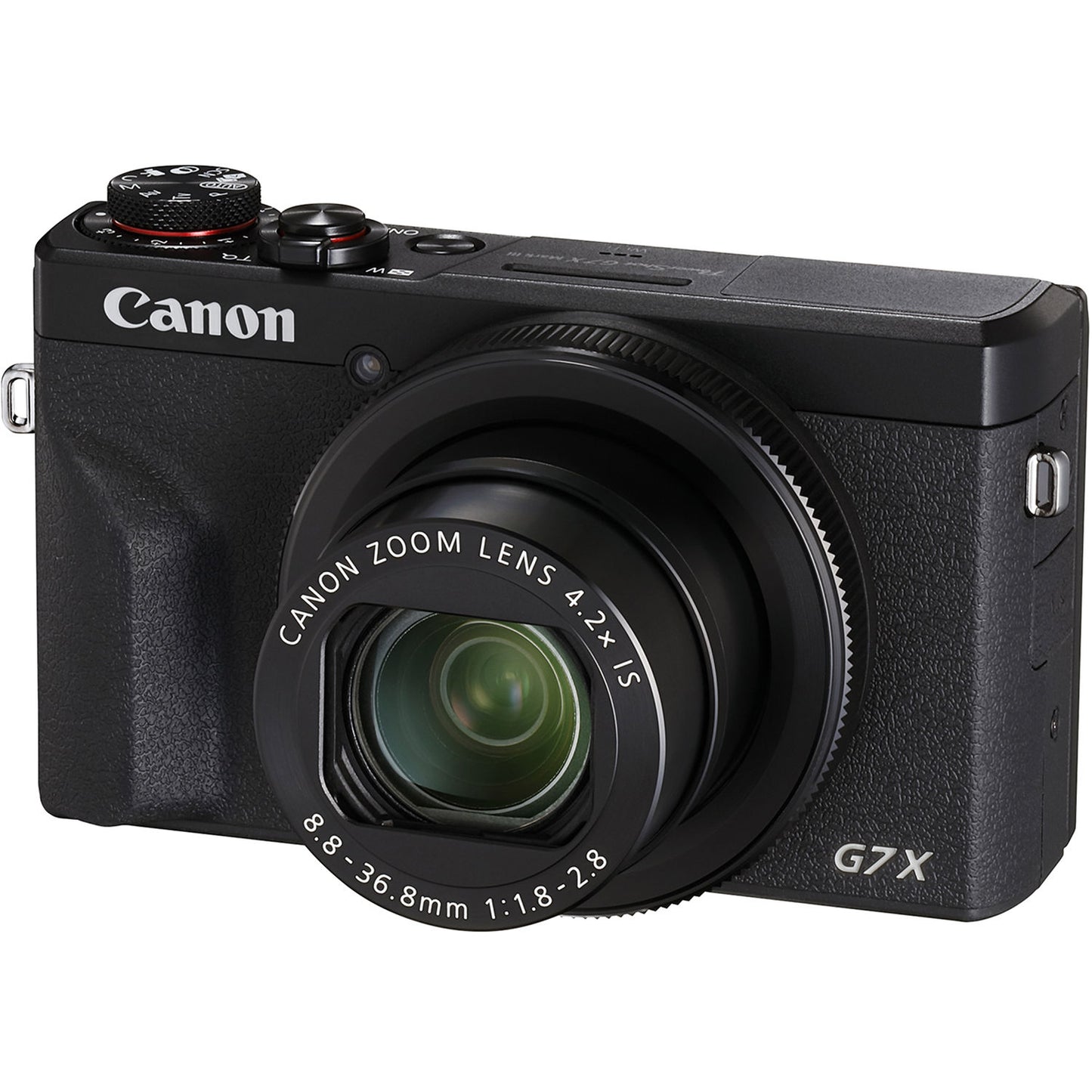 Canon PowerShot G7 X Mark III Digitalkamera (Schwarz) + 32 GB + LED-Lichtpaket