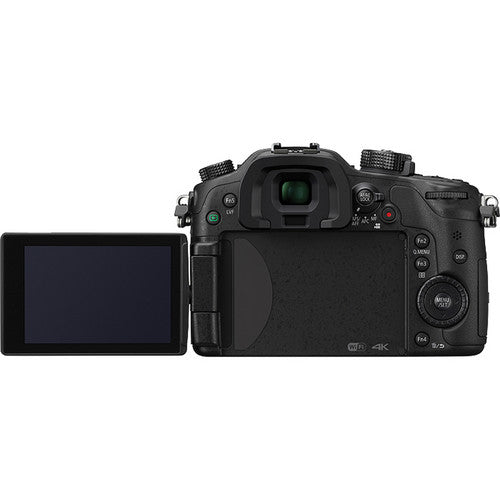 Panasonic Lumix DMC-GH4 spiegellose Micro Four Thirds-Digitalkamera mit 14-140-mm-Objektiv, Bundle 2