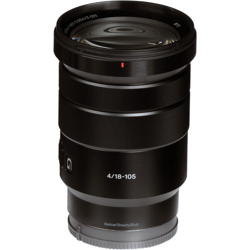 Sony E PZ 18–105 mm f/4 G OSS-Objektiv + Tele- und Weitwinkelobjektiv-Paket