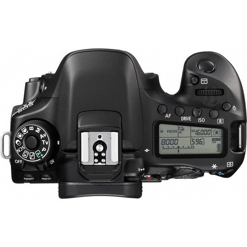 Canon EOS 80D 24,2 MP DSLR-Kamera (nur Gehäuse) mit integriertem WLAN – 1263C004