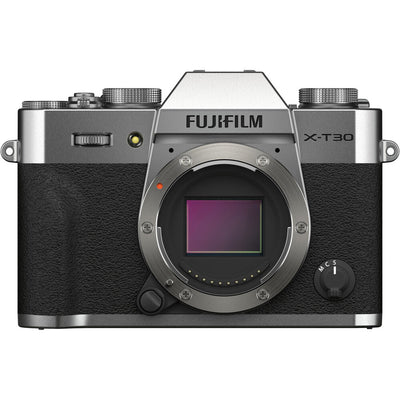 FUJIFILM X-T30 II spiegellose Kamera (Silber) 16759641 - 7-teiliges Zubehörpaket