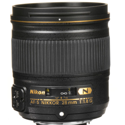 Nikon AF-S NIKKOR 28 mm 1:1,8G-Objektiv – 2203 F-Mount-Objektiv, FX-Format