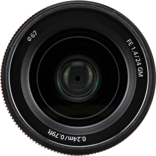 Sony FE 24 mm f/1.4 GM-Objektiv SEL24F14GM – 7-teiliges Zubehörpaket