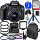 Canon EOS 4000D/Rebel T100 DSLR Camera with 18-55mm III Lens - 12PC Bundle Canon