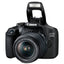 Canon EOS 2000D / Rebel T7 mit 18-55 mm IS II-Objektiv + EXT BATT + 64 GB-Paket
