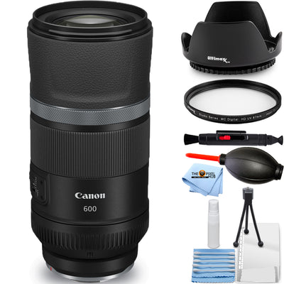 Canon RF 600mm f/11 IS STM Lens 3986C002 - Essential UV Filter Bundle