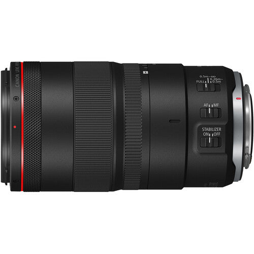 Canon RF 100mm f/2.8L Macro IS USM Objektiv mit 21-teiligem Pro-Zubehörpaket