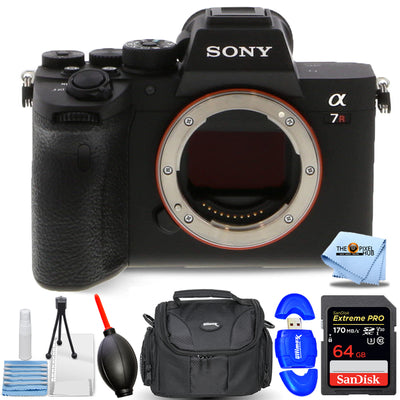 Sony Alpha a7R IV spiegellose Digitalkamera (Gehäuse) ILCE7RM4/B + 64 GB Gehäusepaket