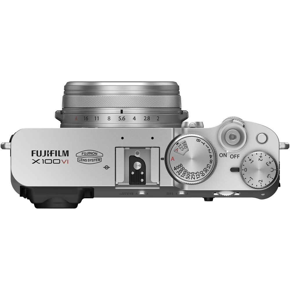 FUJIFILM X100VI Digitalkamera (Silber) 16821822 - 12-teiliges Zubehörpaket