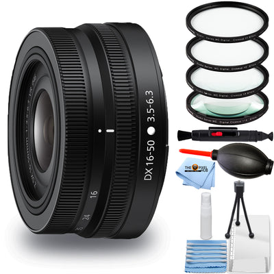 Nikon NIKKOR Z DX 16-50mm f/3.5-6.3 VR Lens 20084 - UV Filter Bundle White Box