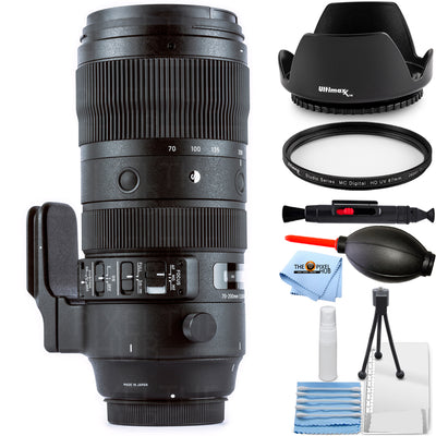 Sigma 70-200mm f/2.8 DG OS HSM Sportobjektiv für Canon EF - Essential UV Bundle