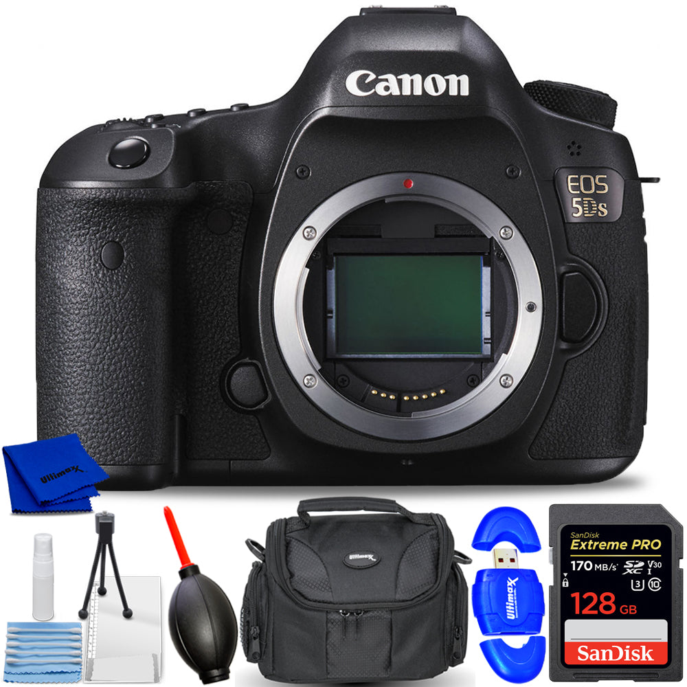 Canon EOS 5D S 5DS DSLR-Kamera (nur Gehäuse) – 7-teiliges Zubehörpaket