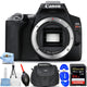 Canon EOS Rebel SL3 DSLR Camera (Black, Body Only) 3453C001 - 7PC Accessory Kit Canon