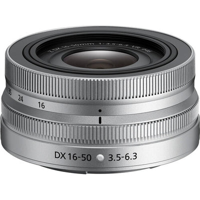 Nikon NIKKOR Z DX 16–50 mm 1:3,5–6,3 VR-Objektiv (Silber) – 20084