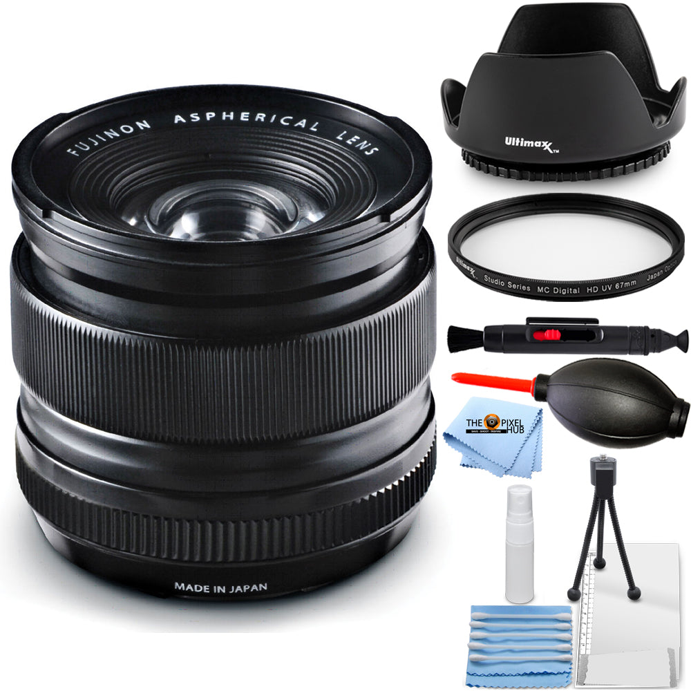 FUJIFILM XF 14mm f/2.8 R Lens 16276481 - 7PC Accessory Bundle