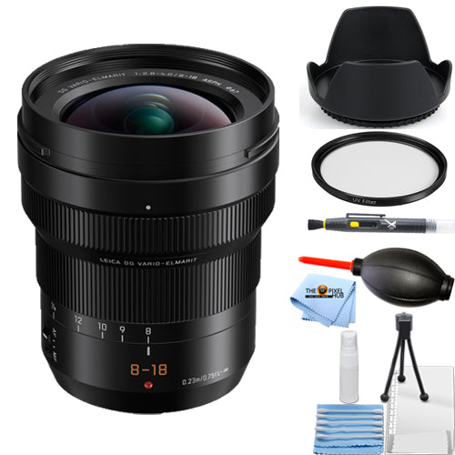 Panasonic Leica DG Vario-Elmarit 8-18 mm f/2.8-4 ASPH. Objektiv + UV-Filter-Paket