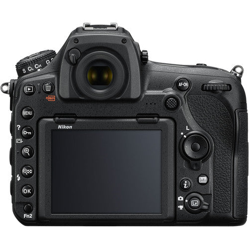 Nikon D850 DSLR-Kamera (nur Gehäuse) 1585 32 GB + Blitz + Stative Pro Bundle