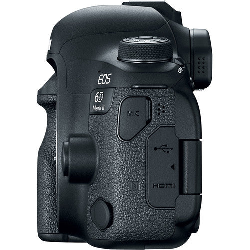 Canon EOS 6D Mark II DSLR mit 24-70 mm II USM-Objektiv – 64 GB Flash-Top-Value-Paket