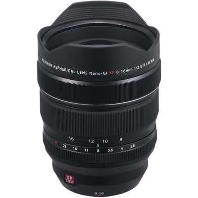 FUJIFILM XF 8-16 mm f/2,8 R LM WR Objektiv 16591570 - 5-teiliges Zubehörpaket