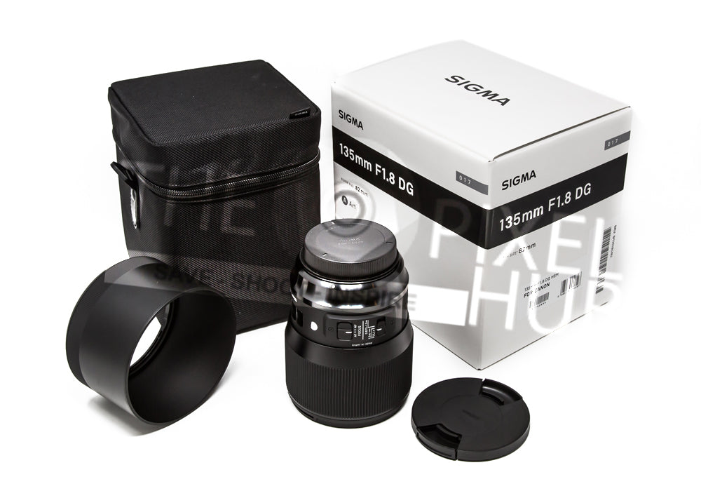 Sigma 135mm f/1.8 DG HSM Art Objektiv für Nikon F 240955 Starter UV-Filterpaket