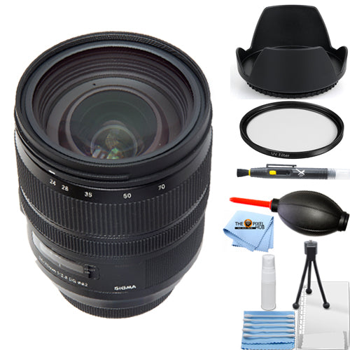 Sigma 24–70 mm f/2,8 DG OS HSM Art-Objektiv für Nikon F 576955 – Essential UV-Paket