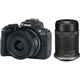 Canon EOS R50 Mirrorless Camera with 18-45mm and 55-210mm Lenses (Black) Canon