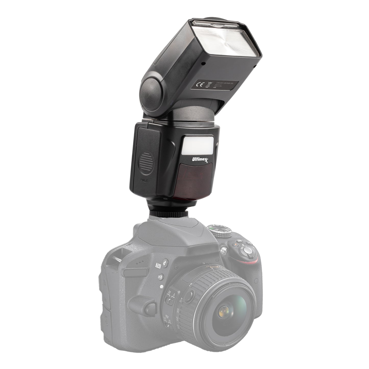 Ultimaxx Dynamic DF260VL Blitz Speedlite mit LED-Licht für Canon Nikon Fujifilm