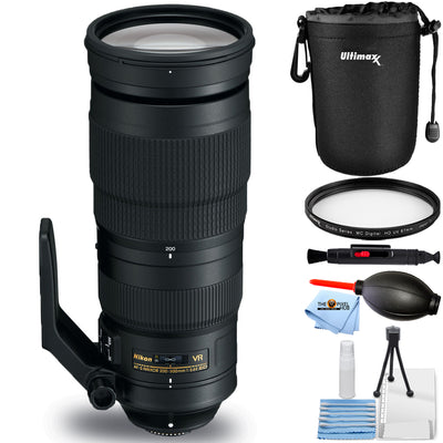 Nikon AF-S NIKKOR 200-500mm f/5.6E ED VR Lens 20058 - Essential UV Filter Bundle