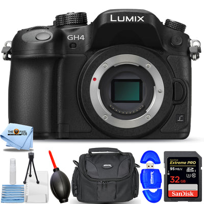 Panasonic Lumix DMC-GH4 spiegellose Micro Four Thirds-Digitalkamera (Gehäuse) Bundle 3