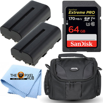 NP-F330 NP-F550 NP-F570 BC-VM50 Accessory EXT BATT Bundle for Blackmagic Sony