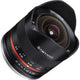 Samyang 8mm f/2.8 Fisheye II Lens for Canon EF-M Mount - SY8MBK28-M Samyang