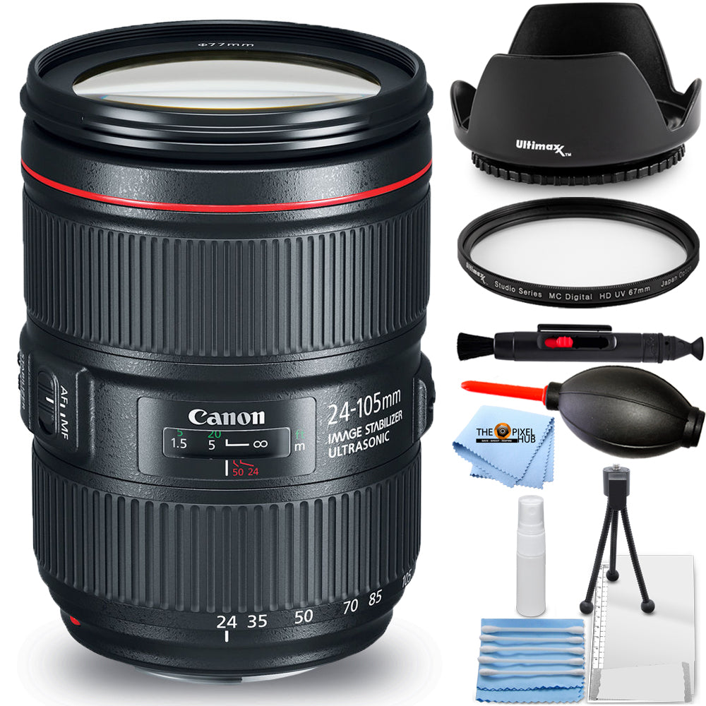 Canon EF 24-105mm f/4L IS II USM Objektiv 1380C002 - Essential UV-Filterpaket