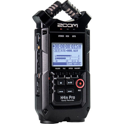 Zoom H4n Pro 4-Input / 4-Track Portable Handy Recorder with Onboard X/Y Mics