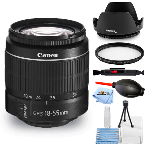 UV-Filterpaket für Canon EF-S 18–55 mm f/3,5–5,6 III Zoomobjektiv – Neu in weißer Box