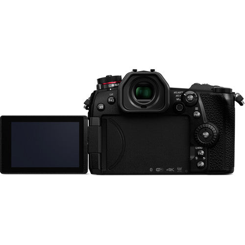 Panasonic Lumix DC-G9 spiegellose Micro 4/3 Digitalkamera (Gehäuse) – 64 GB Paket