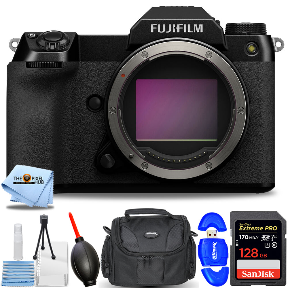 FUJIFILM GFX 100S spiegellose Mittelformatkamera 600022058 - 7-teiliges Zubehörset